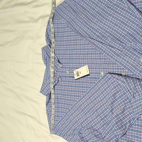 Ralph Lauren Plaid Performance Twill Men's 4XB shirt. - Picture 5 of 9